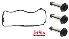 Seadoo 4-Tec Spark Plug Pipes 420851754 & Valve Cover Gasket Kit 420950820