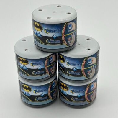  Batman Mashems + Mini Mashems 2 Pack - Lot of 5! Uncover the Dark Knight!  