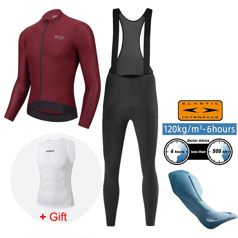 SAOLA Abbigliamento Mountain Bike Uomo Maglia Ciclismo Set Bici Strada Abbigliamento Manica Lunga