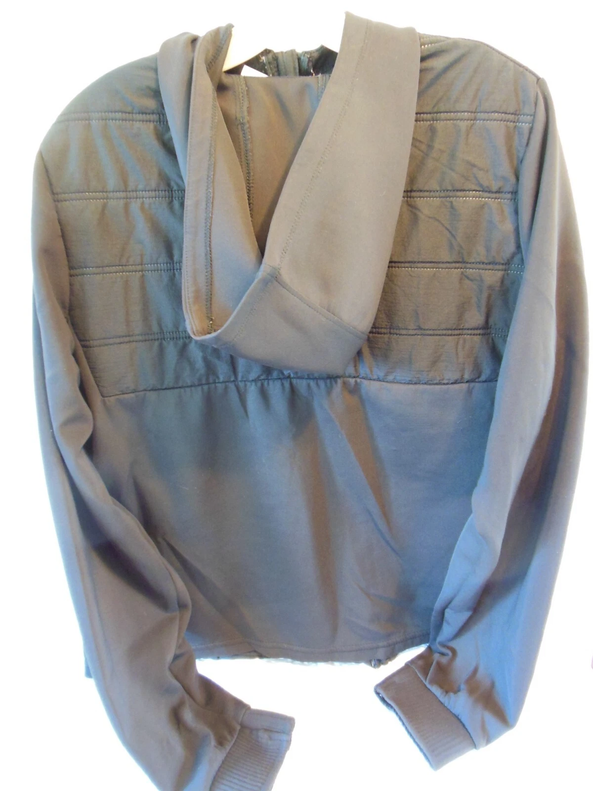 VETEMENTS warm up activewear nero AVIA felpa con cappuccio full zip taglia XXXL 22 donna nylon poly fil