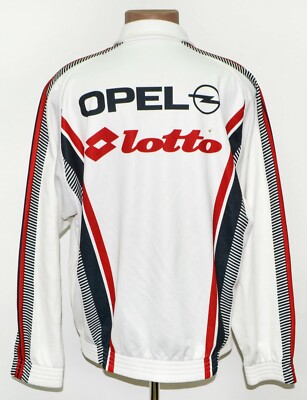 AC MILAN ITALY 1997/1998 TRAINING FOOTBALL JACKET LOTTO SIZE XL