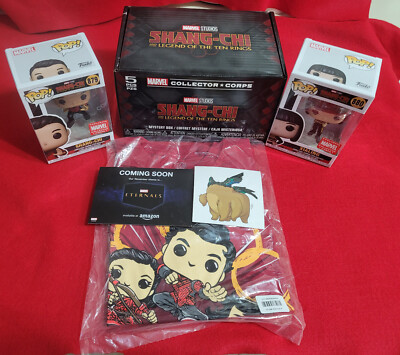 Funko POP! September 2021 Marvel Collector Corps Shang-Chi Box Xs/missing PIN