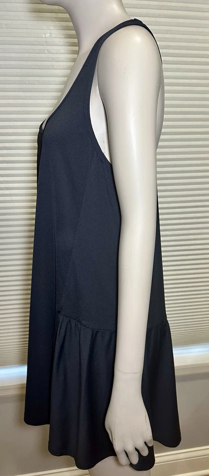 Coco Rave 泳装比基尼遮盖黑色连衣裙赛车褶皱可爱 M 码 — 第 2/4 张图片