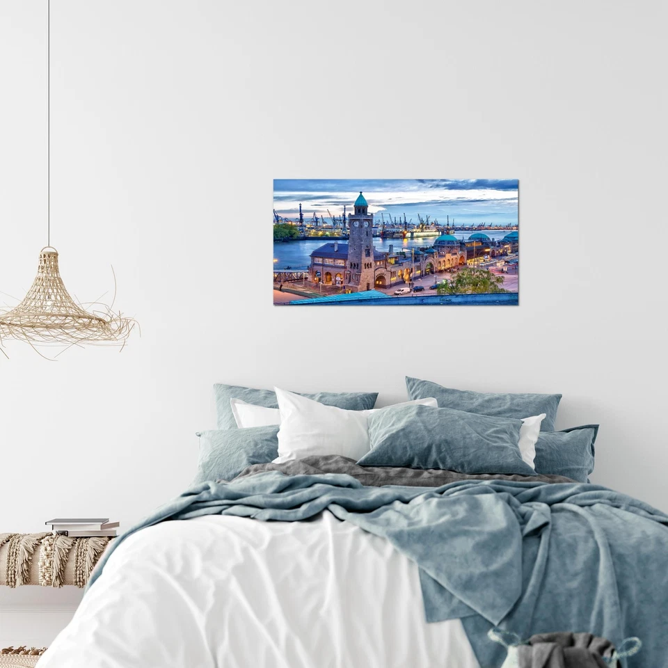 Wandbilder Wohnzimmer Hamburg Schlafzimmer Bild Modern Deko Hafen - Bild 3 von 4