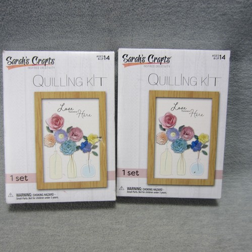Sarahs Crafts QUILLING KIT NOS Flowers
