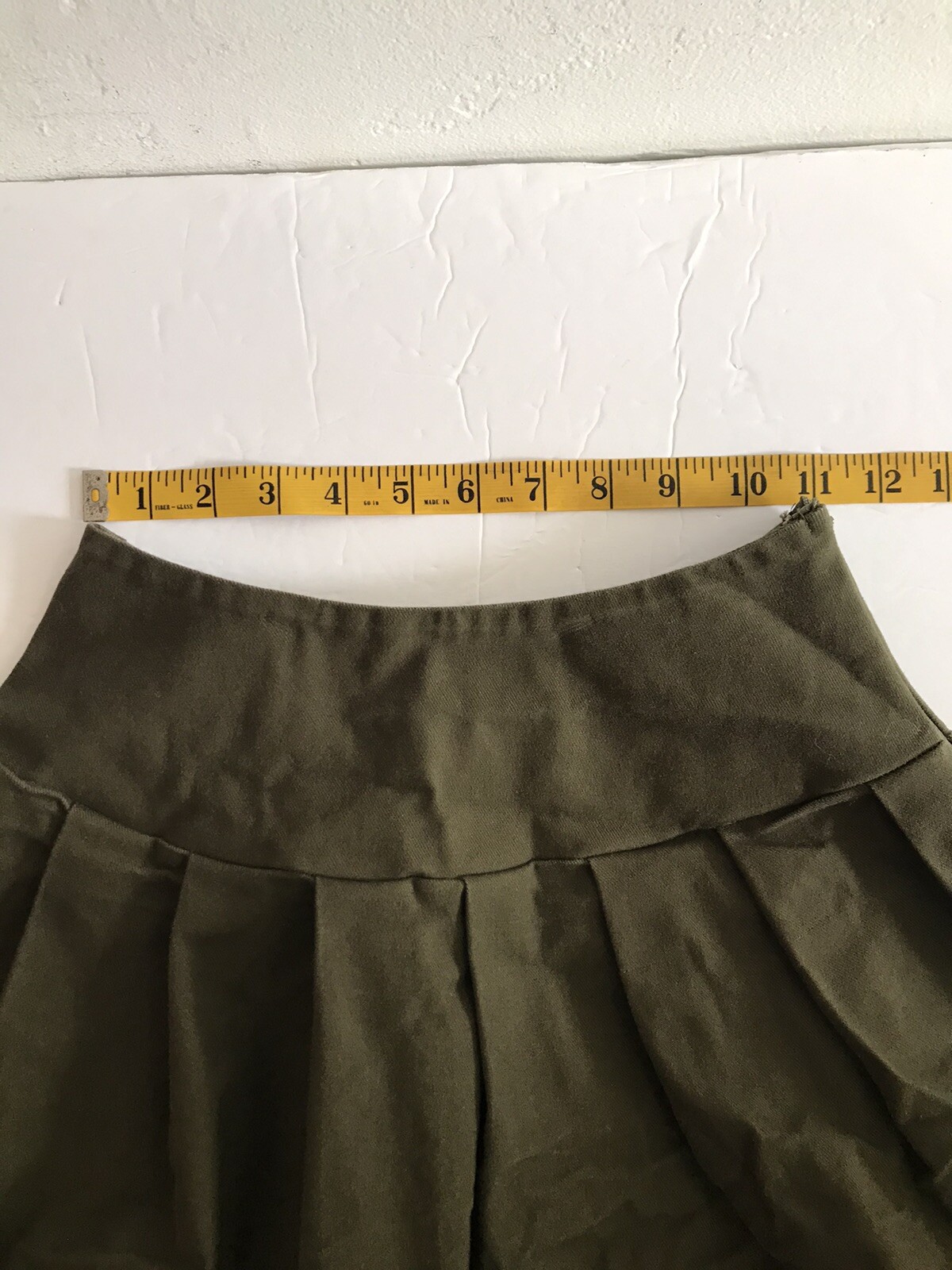 Forplay Adult Girl Scout Mini Skirt Costume Olive Gre… Gem