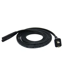 AC Power Supply Adapter Replacement Cable Cord Two Hole US Plug Port Connectors