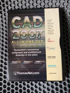 Thomas Net CAD 2007 All In One DvD. PartSpec, PlantSpec And CADBlocks.