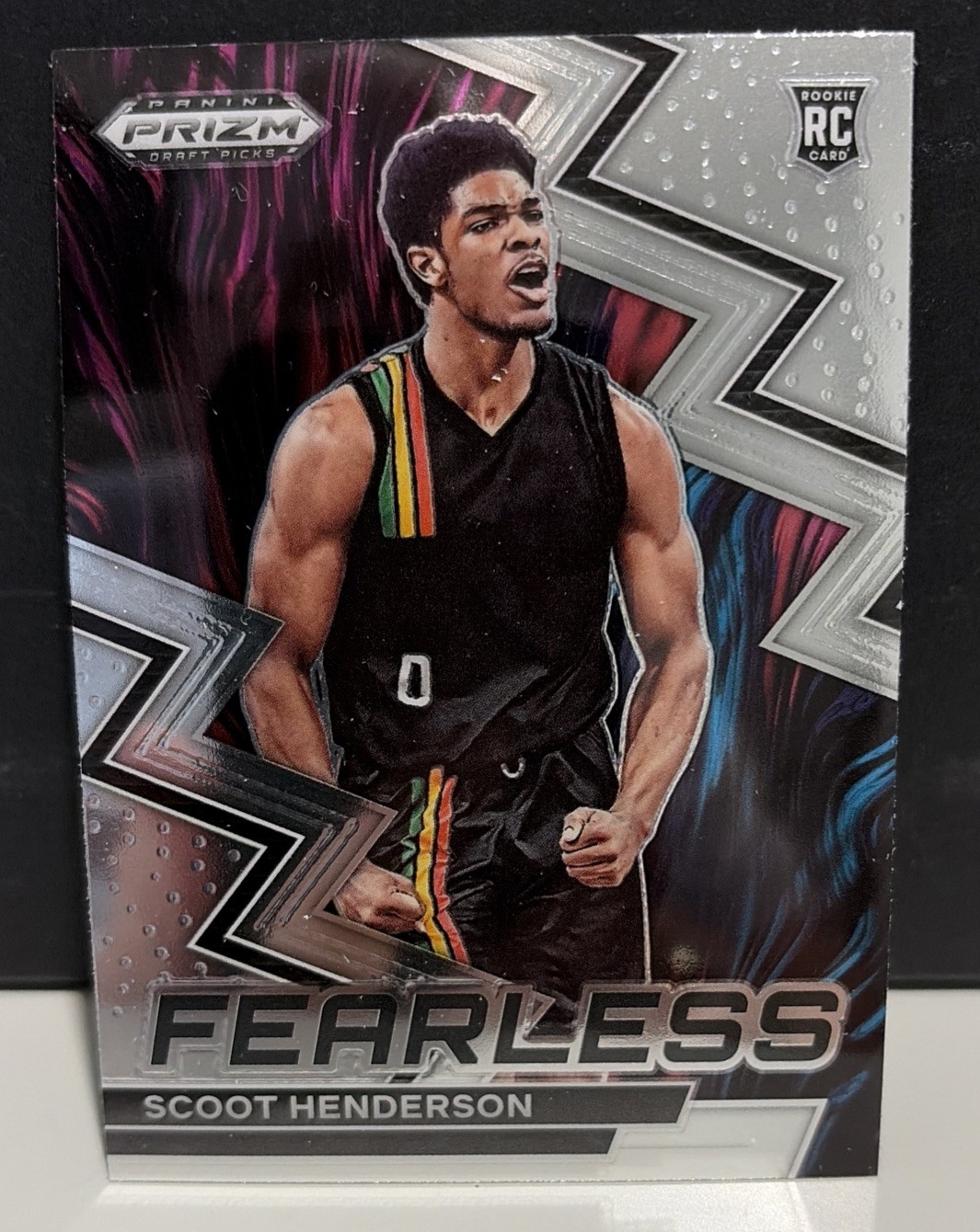 2023 Panini Prizm Draft Picks - Fearless Scoot Henderson #3 Silver Prizm (RC)