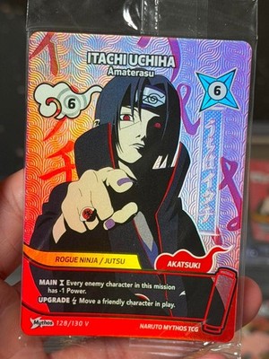 ENGLISH Naruto Mythos Itachi Uchiha 128/130V SEALED Winner Promo PRE RELEASE