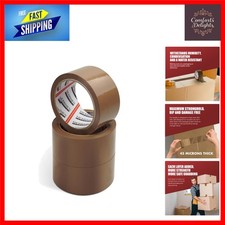 Strong Heavy Duty Roll Pack Brown Packaging Tape, Secure Sticky Sealing Tape ...