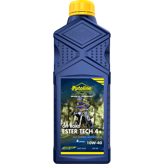 Huile moteur 4T Putoline 10W40 anti-surchauffe pour moto cross de compétition 1L