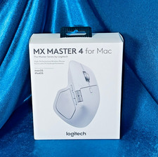 Logitech MX Master 4 for Mac Wireless Mouse - White Silver - 910-007574