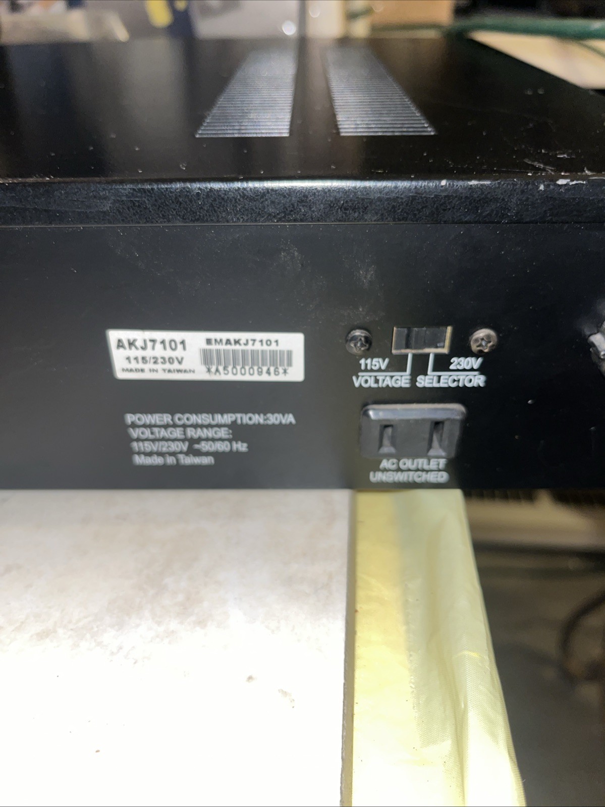 RARE Audio 2000’s AKJ7101 D.S.P. Key Reverb Echo Mixer Used Tested/Working ✅