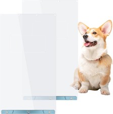 2PK Dog Door Replacement Flaps - 9.75" x 17" Compatible with Ideal Pet Pet Door
