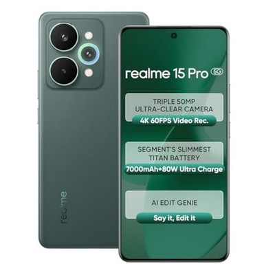 realme 15 Pro 5G Smartphone 8+256GB Green Indian Global Version