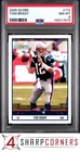 2005 SCORE #172 TOM BRADY PATRIOTS PSA 8