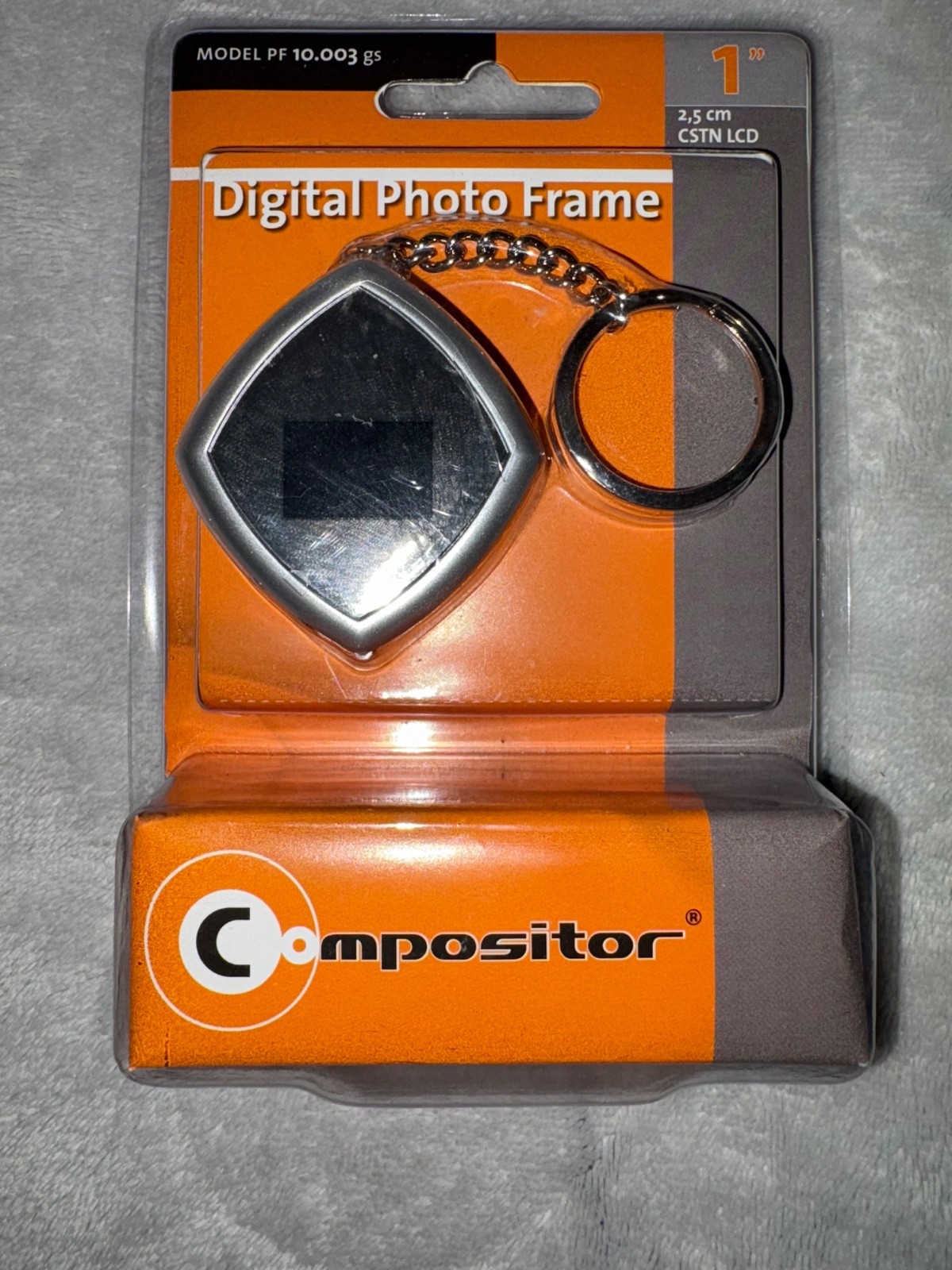 Compositor   1 Inch Digital Photo Frame Keyring New