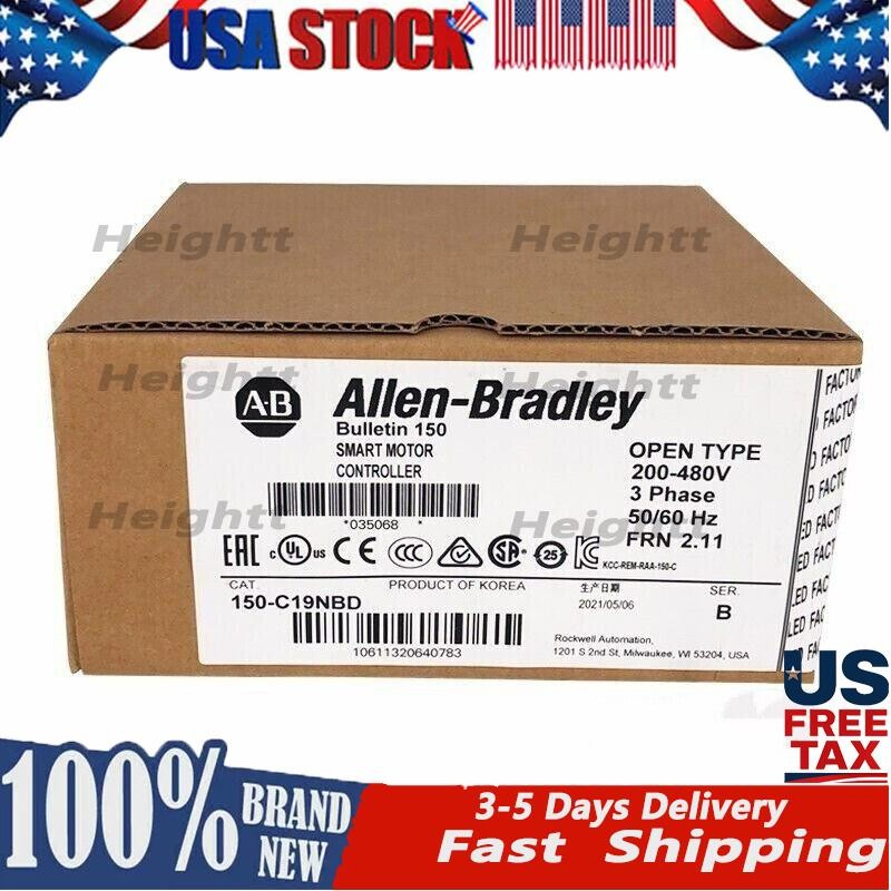 Allen-Bradley 150-C19NBD SMC-3 Smart Motor Controller 150C19NBD NEW