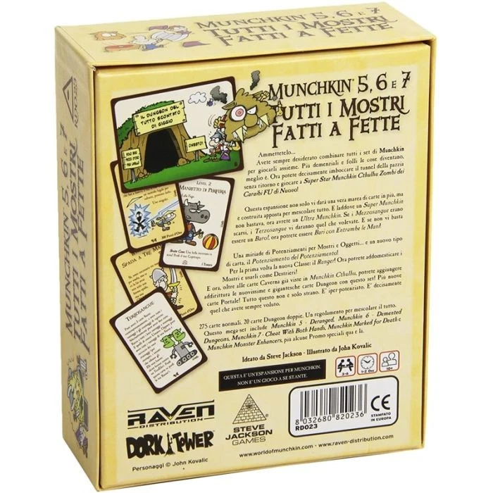 Munchkin - 5, 6 e 7 Tutti i Mostri Fatti a Fette - Immagine 2 di 2