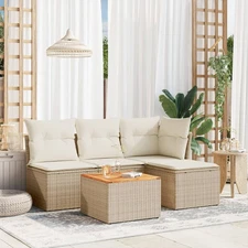 Garden Sofa Set Beige