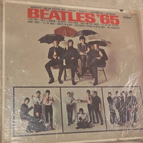 The Beatles Beatles '65 1965 Capitol Records LP Vinyl 12" Rock 33 RPM