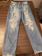 American Eagle Women s Size 6 Mom Jeans High ...