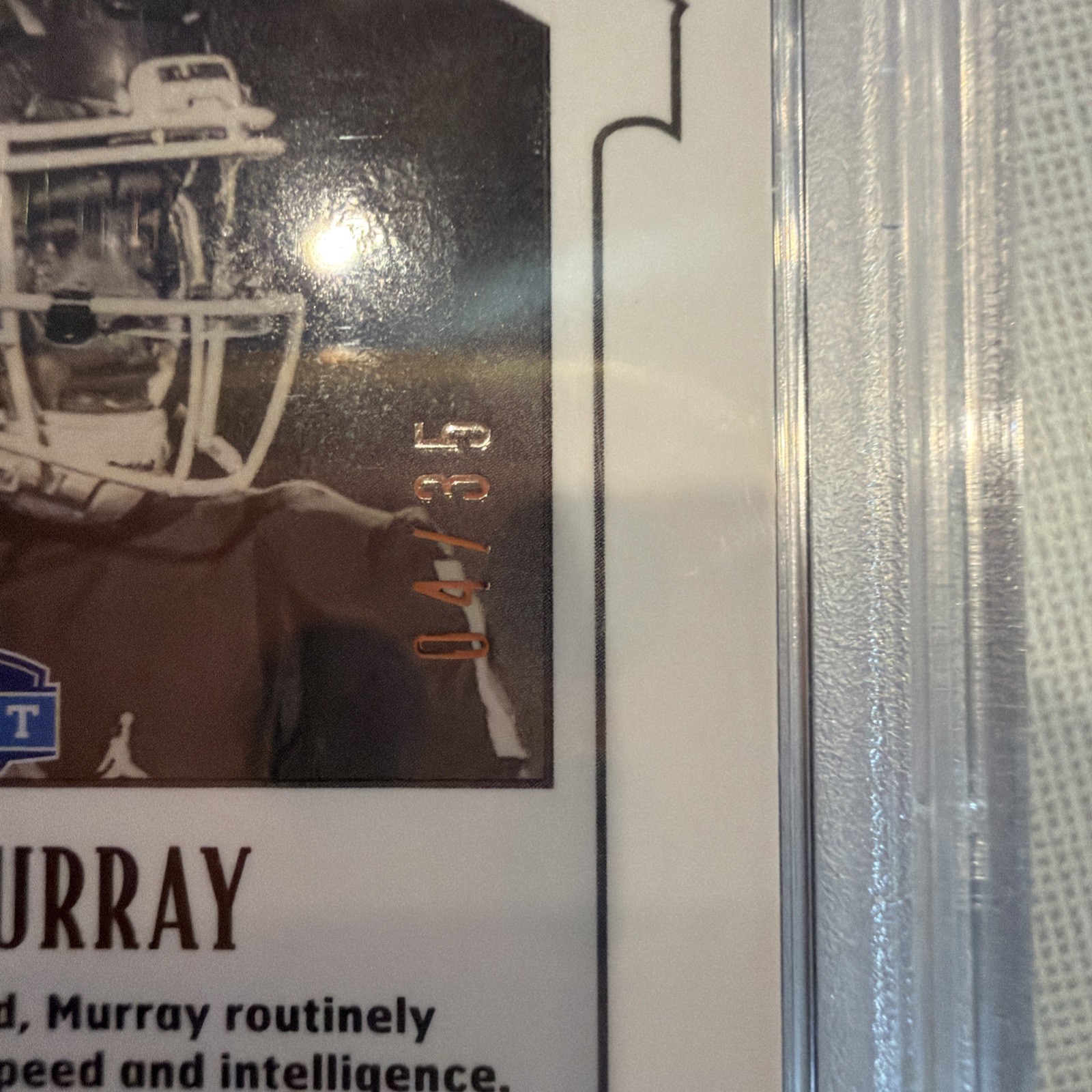2019 Legacy Kyler Murray #182 Premium Edition Penmanship Bronze PSA 10 view 3