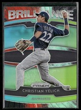 2020 Panini Prizm #B-6 Christian Yelich Brilliance Red Prizm