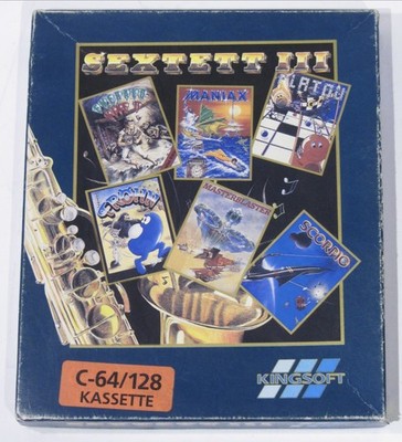 Sextett III 3 Fröhn Scorpio Maniax .. COMMODORE C 64 128 TAPE VINTAGE GAME SPIEL