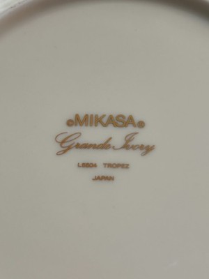 11 Mikasa Grande Ivory Tropez Rim Soup Bowls Floral: LOVELY! | eBay