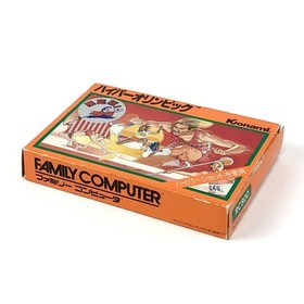 Famicom Hyper Olympic Tonosama Version CIB Tested Konami