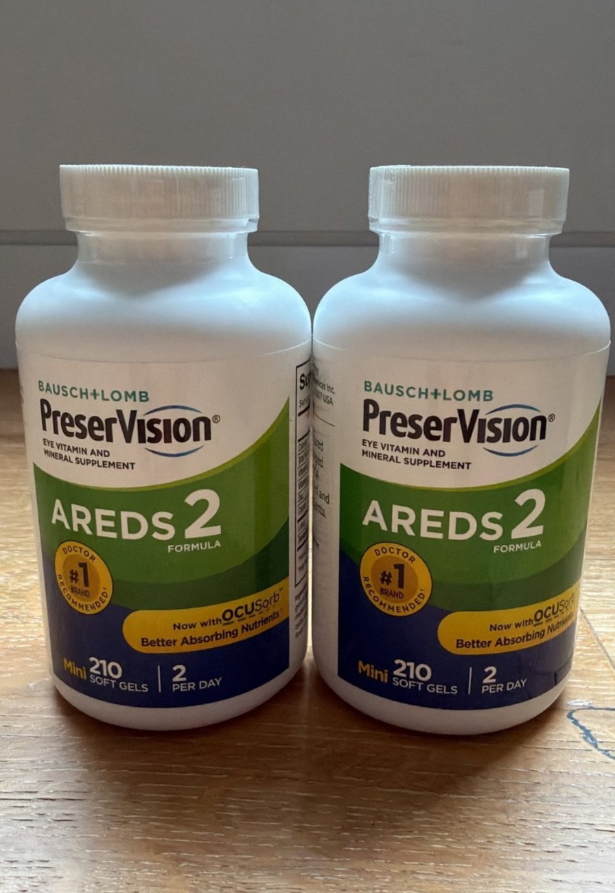 2 pieces Eye Vitamin & Mineral Supplement, 210 Soft Gels Free shipping 2