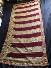 Indian Classic Punjab Wedding Phulkari Dupatta Embroidery Scarf Veil