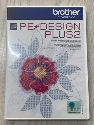 Brother PE-Design Plus 2 Sticksoftware   Top Zustand   inkl. Sicherheits-Dongle
