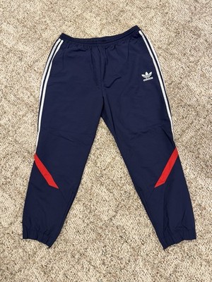 Adidas Originals Sportive Retro Navy Blue Track Pants Men's XL