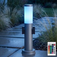 Sockelleuchte Wegeleuchte AußEnstehlampe Fernbedienung Dimmbar Rgb Led HöHe 45Cm