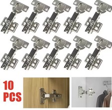 Soft Close Door Hinges 90° Kitchen Cabinet Wardrobe Spring Slow Shutter UK