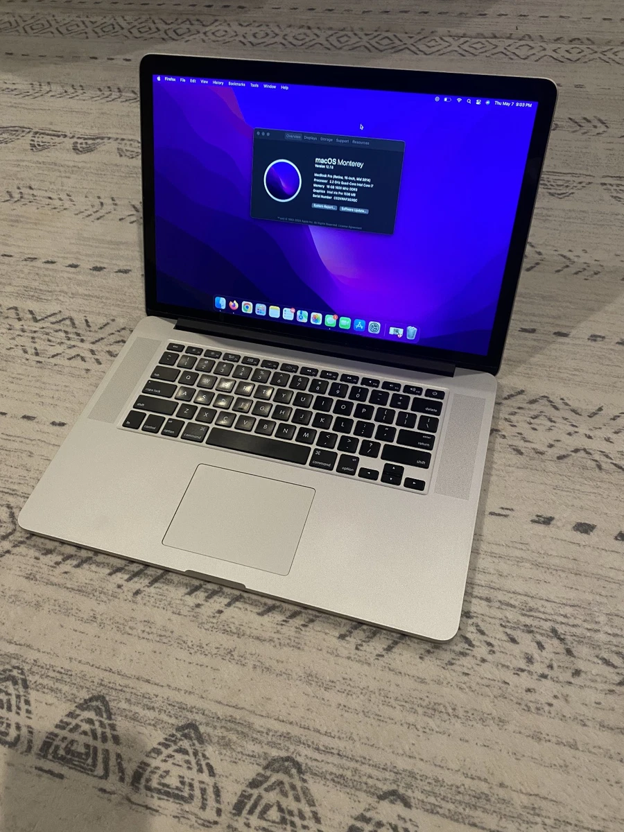 Las mejores ofertas en Apple MacBook Pro 15 en 2014 | eBay