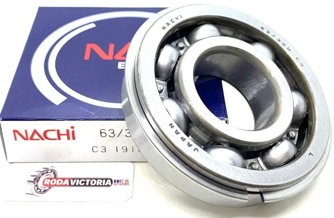 NACHI JAPAN 63/32 NR Deep Groove Ball Bearing Open type + Snap