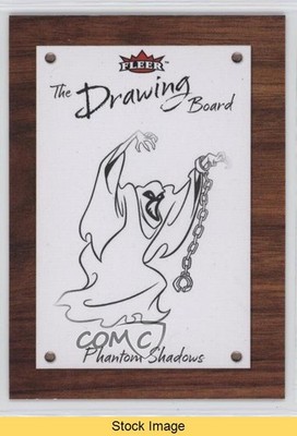 2024 Fleer Scooby Doo The Drawing Board Phantom Shadow #24 READ 0e1l