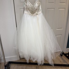 Casa Blanca Hayley Tea Length Size 10 Wedding Dress