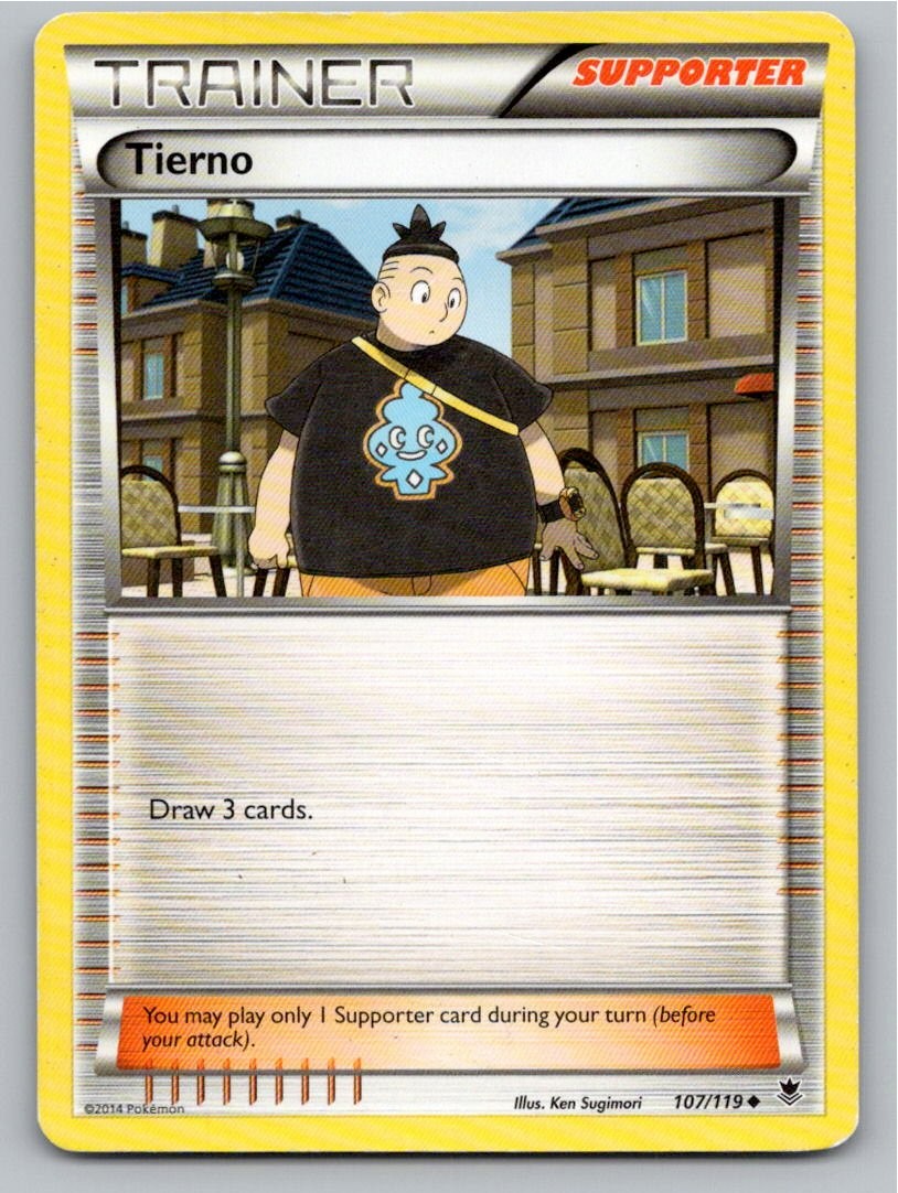 2014 POKEMON TIERNO PHANTOM FORCES 107/119 UC NM A66014 FREE S&H