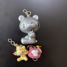 Chax GP Gloomy Bear Mini Figure Mascot Key Chain Set of 3 Vintage Japan