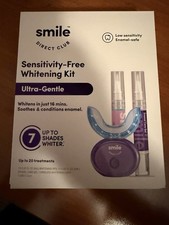 NEW Smile Direct Club Sensitivity- Free Whitening Kit Pen Enamel Care Gel Light