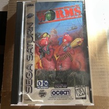 Worms (Sega Saturn 1994) Complete w/ Manual RARE
