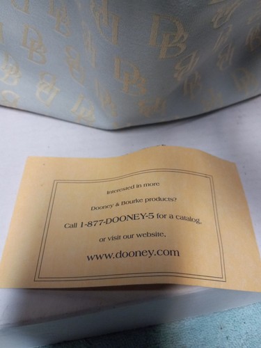 Dooney & Bourke H001Q Saffiano Domed Satchel Gretta Drawstring Bag - Picture 10 of 11