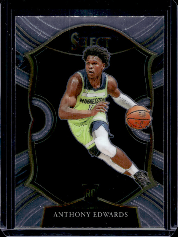 2020-21 Panini Select Basketball - Anthony Edwards - Concourse - Rookie