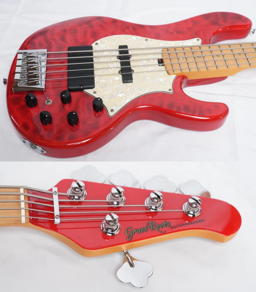 Grass Roots by ESP G-T-80-BD 5-string bass guitar, L'Arc~en~Ciel TETSUYA model - Image 3 of 4