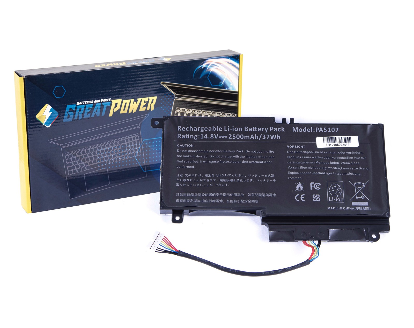 Batteria compatibile con Toshiba PA5107U-1BRS L50-A